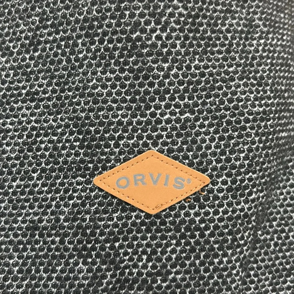 Orvis Men’s Fleece Lined Sherpa Quarter Zip in Black Size medium pullover - Picture 3 of 16